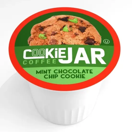 Cookie Jar Mint Chocolate Chip Flavored Coffee Pods,Compatible Keurig 2.0, 40 Ct image {3}