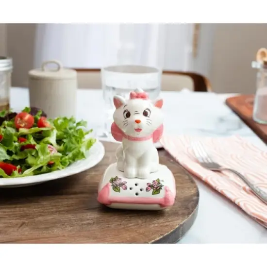Silver Buffalo Disney The Aristocats Marie With Pillow Ceramic Salt and Pepper Shaker Set image {4}