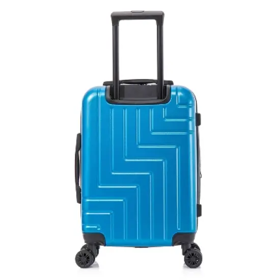 DUKAP Zahav Lightweight Hardside Carry On Spinner Suitcase - Teal image {4}