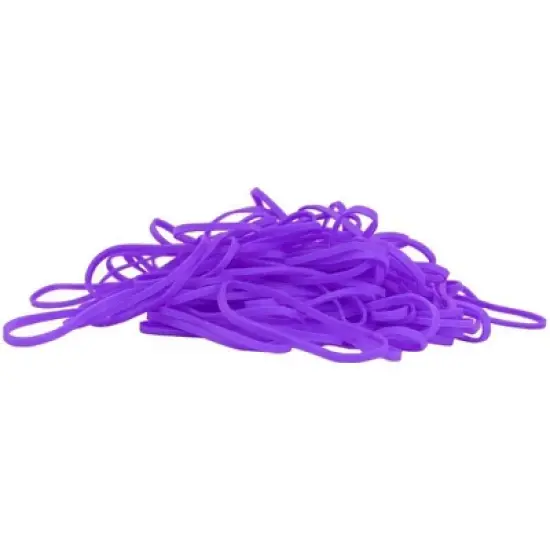 JAM Paper 100pk Colorful Rubber Bands - Size 33 - Purple image {1}