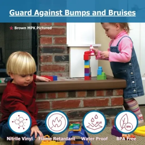 Cardinal Gates Medium Fireplace Hearth Padding Kit - Gray image {3}