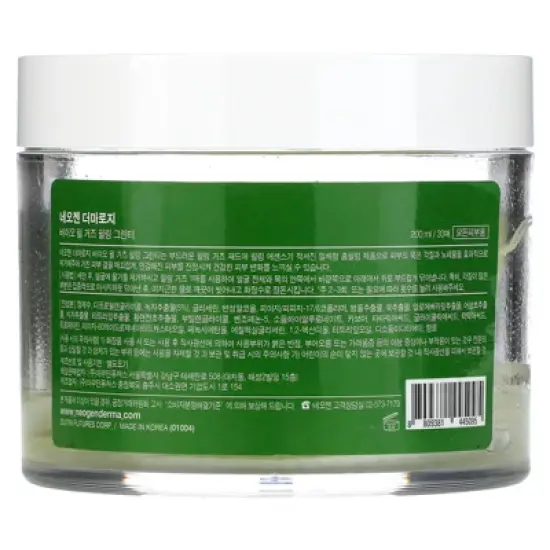 Neogen Bio-Peel+, Gauze Peeling, Green Tea, 30 Count, 200 ml image {1}