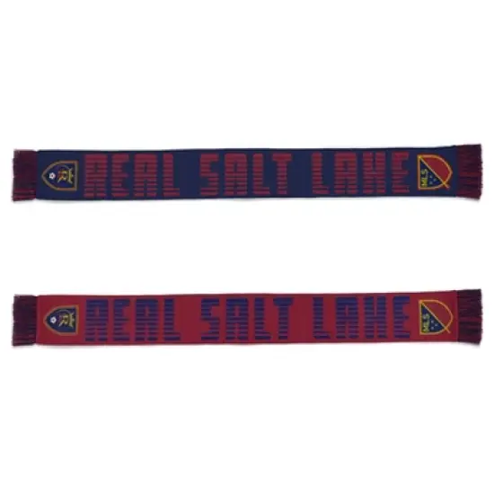 MLS Real Salt Lake Men's Scarf - One Size: Acrylic Solid Wrap, Tagless Design image {2}