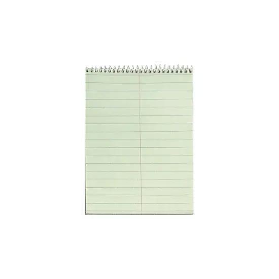 TOPS Steno Pad 6" x 9" Gregg Ruled Green tint 60 Sheets/Pad (TOP 8001) 811048 image {2}
