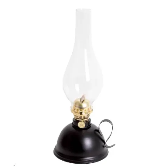 Lehman's Vintage Style Oil Lamp, Burns Kerosene or Lamp Oil, Round Font with Carrying Handle, Steel Burner, For Non-Electric Lighting or Emergencies image {6}