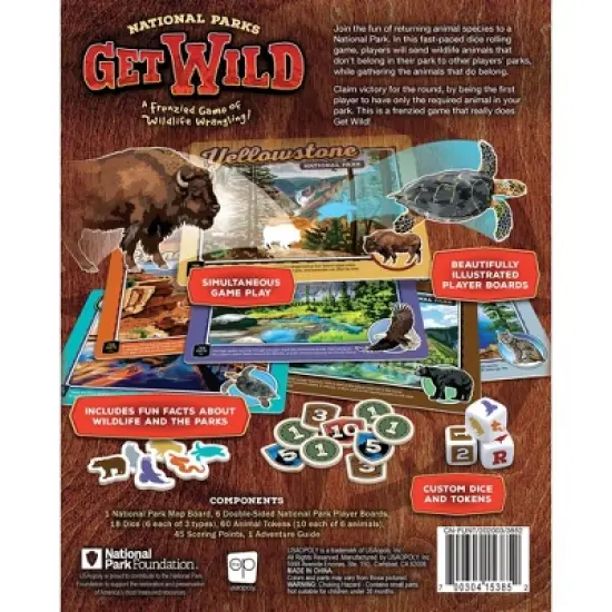 USAopoly National Parks Get Wild Game image {2}