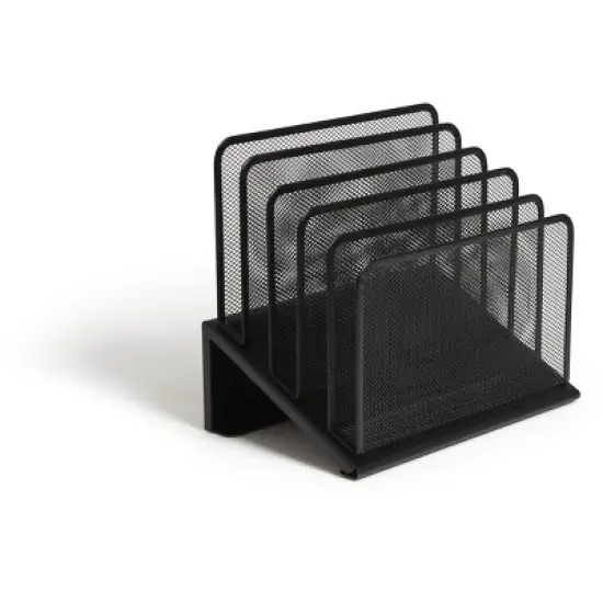 MyOfficeInnovations 5 Compartment Wire Mesh File Organizer 24402468 image {3}