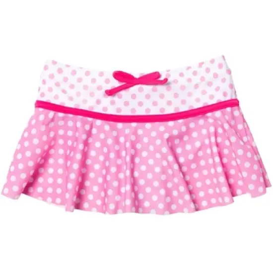 Mickey Mouse & Friends Minnie Mouse Girls One Piece Bathing Suit Bikini Top Rash Guard Modest Swimsuit Skirt and Bottom 5 Set Toddler image {8}