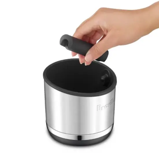 Breville Knock Box 10 Brushed Stainless Steel image {2}