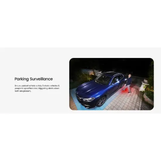 aosu Floodlight Cam Pro 360&deg; PTZ Motion-Sensing Wi-Fi&reg; AI-Smart 3K Security Camera with 2 Wired Integrated LED Flood Lights, 2,600 Lumens in White image {2}