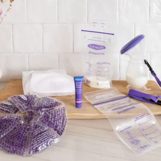 Lansinoh Breastfeeding Essentials Kit for Nursing Moms image {3}