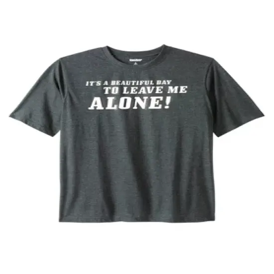 KingSize Men's Big & Tall KingSize Slogan Graphic T-Shirt image {9}