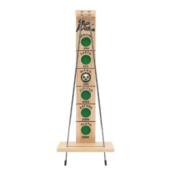 WE Games Shoot The Moon - a Classic 1940's Nostalgia Game - Solid Natural Wood - 17.5 inches image {4}