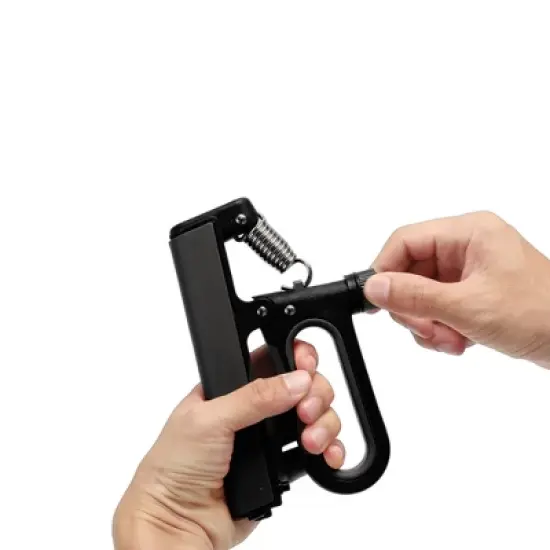 Unique Bargains Q Shape Hand Grip Strengthener Forearm Grip image {1}