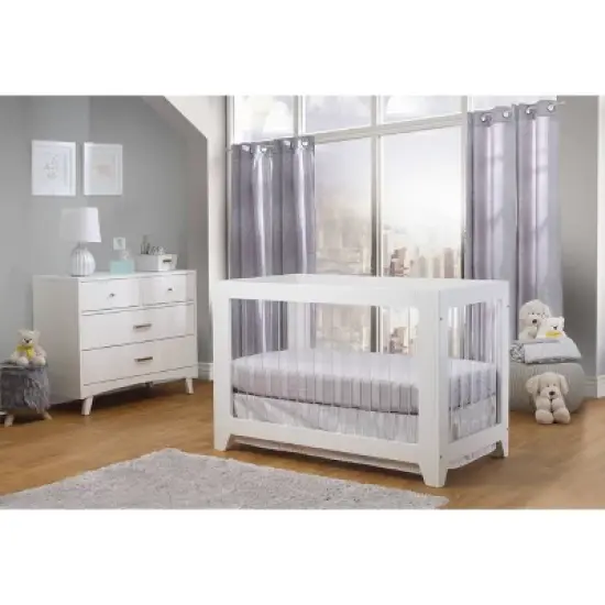 Sorelle Soho Acrylic Crib - White image {1}