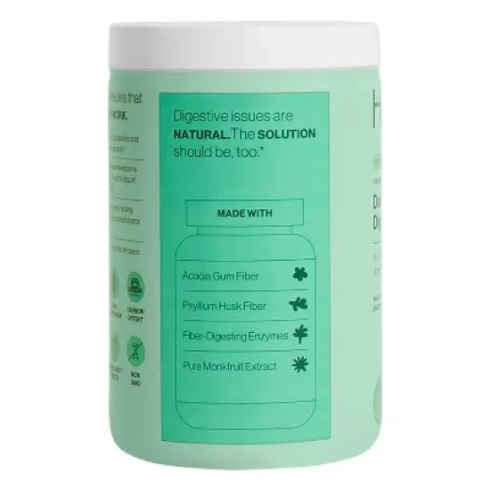 Hilma Daily Fiber + Digestive Enzymes Powder - 7.94oz image {1}