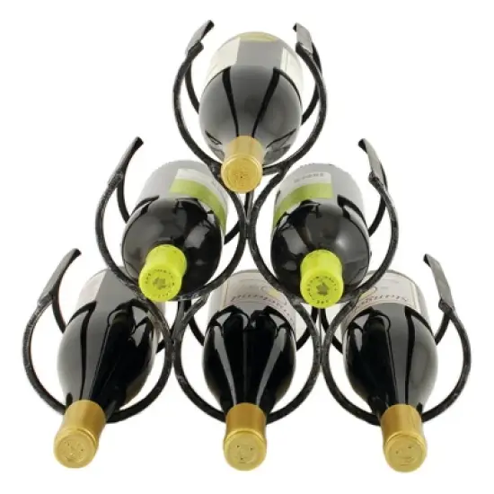 Twine Country Home Metal Wine Rack, Set of 1, 11.25" x 13" x 6.5" image {11}