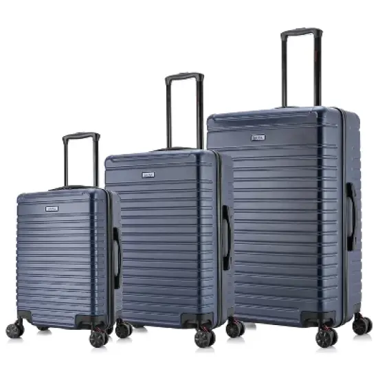 InUSA Deep Lightweight 3pc Hardside Spinner Luggage Set image {13}