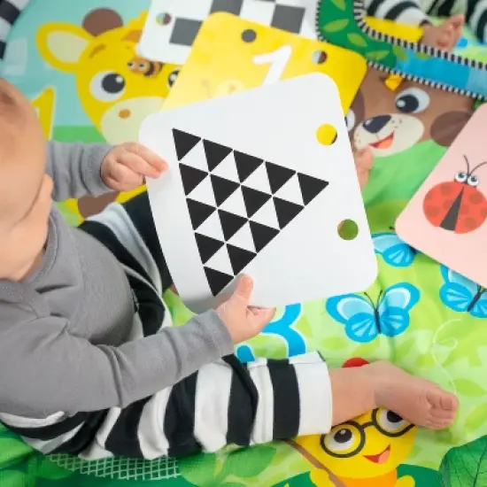 Baby Einstein Discover Garden Tummy Time Baby Playmat and Mirror image {7}