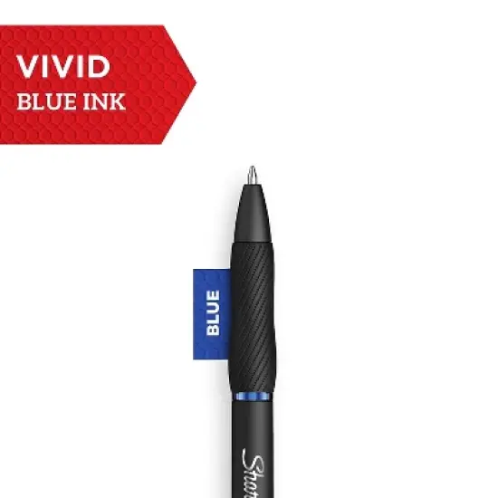 Sharpie S-Gel Retractable Gel Pen &nbsp;Medium Point 0.7mm Blue Ink 36/Pack (2208552) image {3}