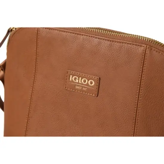 Igloo Luxe Crossbody Cooler Bag - Cognac image {12}
