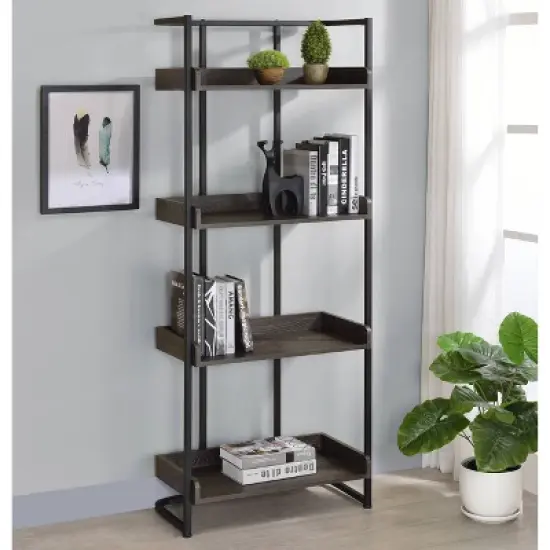 Ember 4 Shelf Bookcase - Coaster image {1}