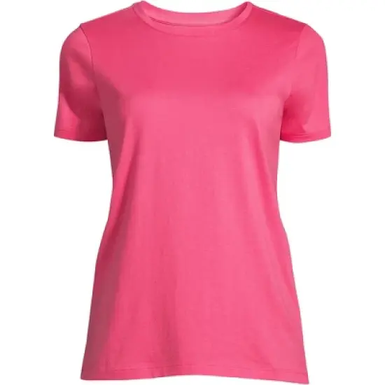 Lands' End Women's Tall Relaxed Supima Cotton Short Sleeve Crewneck T-Shirt image {9}