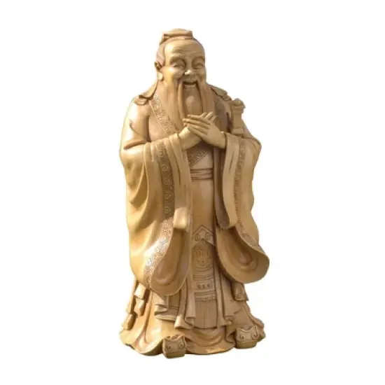 Design Toscano Confucius Garden Sculpture - Brown image {1}