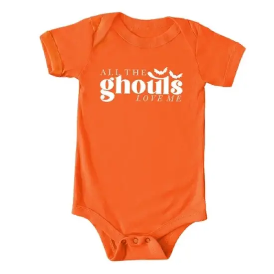 The Juniper Shop All The Ghouls Love Me Baby Bodysuit image {3}