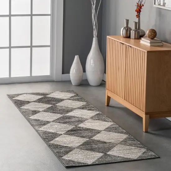 nuLOOM Gianna Contemporary Geometric Checker Tile Area Rug image {1}