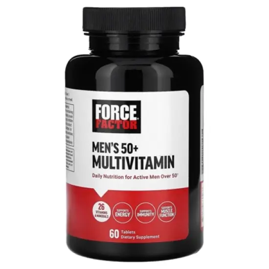Force Factor Men's 50+ Multivitamin, 60 Tablets image {4}