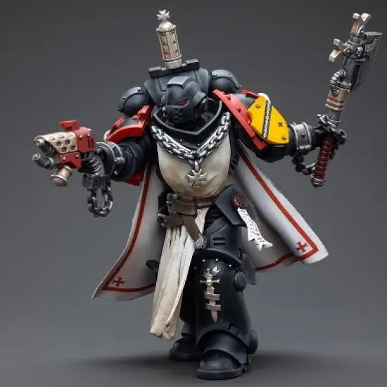 Black Templars Primaris Sword Brethren Granbertus 1/18 Scale | Warhammer 40K | Joy Toy Action figures image {3}
