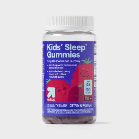 Kids' Melatonin Sleep Aid Gummies - 90ct - up&up&trade; image {4}