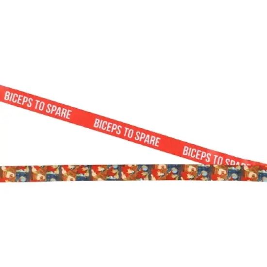 Disney Beauty and The Beast Gaston Biceps to Spare Lanyard with ID Badge Holder image {4}