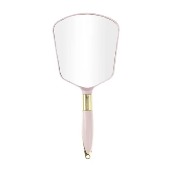 Unique Bargains Women's Hand Mirror with Handle Square 4.3" W x 9.5" L 1 Pc image {6}