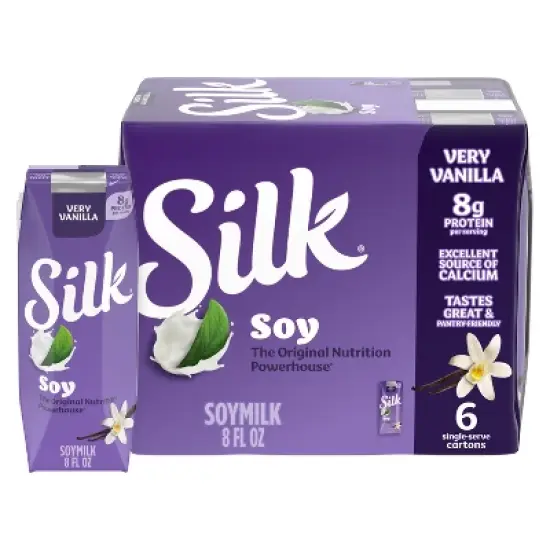 Silk Shelf Stable Non-Dairy Soy Milk image {17}