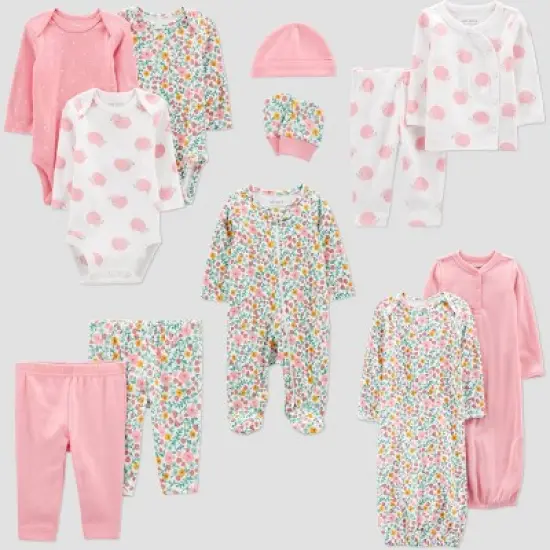 Carter's Just One You&reg; Baby Floral Layette Registry Set - Pink image {2}