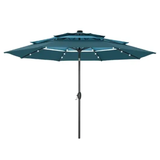 Captiva Designs 10ft Vented Patio Umbrella with 8 Sturdy Ribs for Garden, Poolside & Lawn image {13}