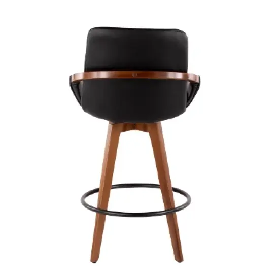26" Cosmo Mid-Century Modern Counter Height Barstool - LumiSource image {4}