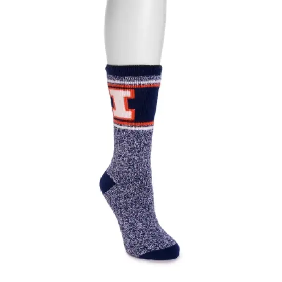 Game Day Unisex Heat Retainer Socks -Illinois OS (W7-13; M6-12) image {2}