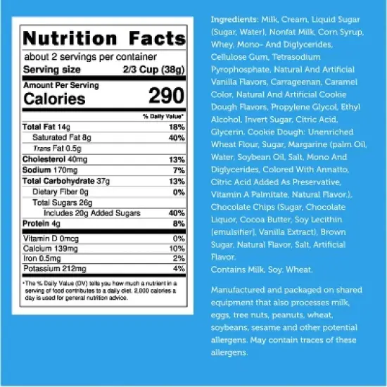 Arctic Farms Freeze Dried Ice Cream That Does Not Melt (Bits) (Cookie Dough) image {3}