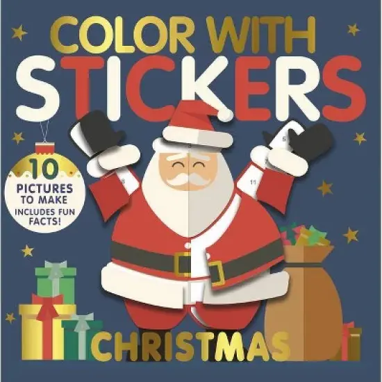 Color with Stickers: Christmas - by  Jonny Marx (Paperback) image {1}