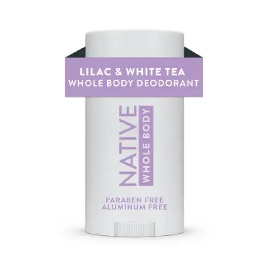 Native Whole Body Sensitive Solid Deodorant - Lilac & White Tea - Aluminum-Free 2.4oz image {8}
