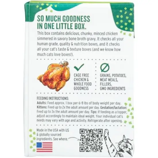 The Honest Kitchen Minced Chicken Recipe Wet Cat Food - Case of 12/5.5 oz image {2}