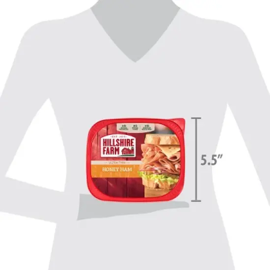 Hillshire Farm Ultra Thin Deli Select Honey Ham - 9oz image {9}