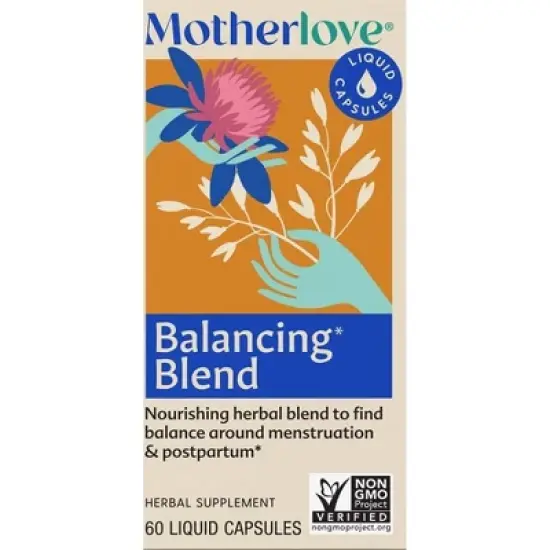 Motherlove Balancing Blend Vegan Dietary Supplement Capsules - 60ct image {2}