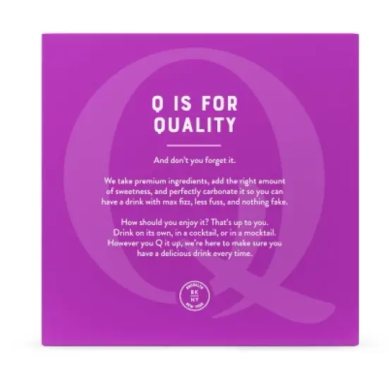 Q Mixers Ginger Beer - 4pk/222ml Cans image {2}