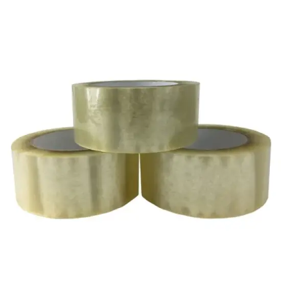 UBMOVE 3 Rolls of Clear Packing Tape & Light Duty Clamshell Tape Dispenser image {3}