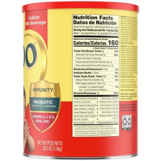 Nestle NIDO Kinder 1+ Toddler Milk Beverage - 56.3oz image {3}