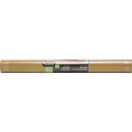 Quartet - Natural Cork Roll - Brown - 28 in. x 24 in. - 1 Each image {2}